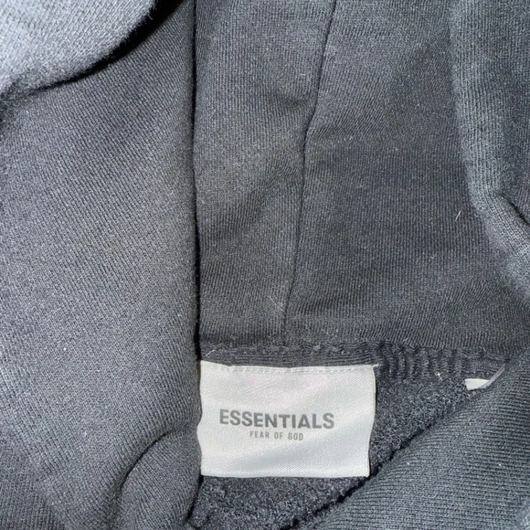 Essentials Black Hoodie - Picture 5 of 6
